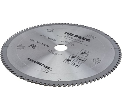 Диск пильный по дереву Industrial (450х50 мм; 100Т) Hilberg HW453