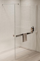 Душевая перегородка Vincea Walk-In VSW-1HR110CL 110x200 хром, прозрачное