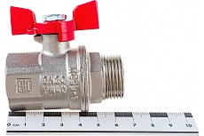 Шаровой кран Valfex PREMIUM для воды, 3/4&quot; ВР/НР, бабочка VF.218.NB1.034.PREMIUM