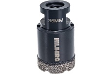 Коронка алмазная по керамике и керамограниту Super Hard (35 мм; M14) Hilberg HH635