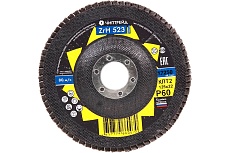 Круг лепестковый торцевой циркониевый ZRH523 КЛТ2 125x22 мм, P60 Чиптрейд 1252ZRH523P60