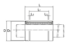 Линейный подшипник TECHNIX LM12LUU
