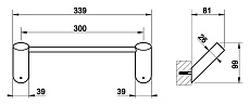 Полотенцедержатель Gessi Ovale 25697.031