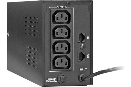 Источник бесперебойного питания Exegate Power Smart ULB-8/IEC-C13, RJ45/11, Black 285477