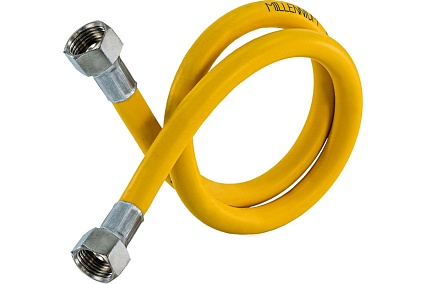 Газовый шланг Millennium подводка для газа из ПВХ 1.2 м, 3/4 гайка/гайка (Россия) PGPF34120