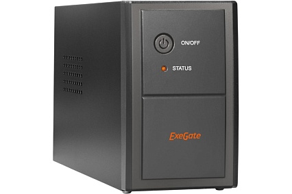 Источник бесперебойного питания Exegate Power Back BNB-400.LED.AVR.EURO <400VA/240W, LED, AVR, 2 евророзетки, Black> 244541