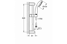 Душевой гарнитур Grohe Tempesta New 27598001