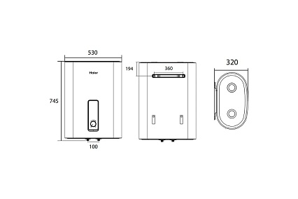Водонагреватель Haier ES50V-F7 GA0GHQE00RU