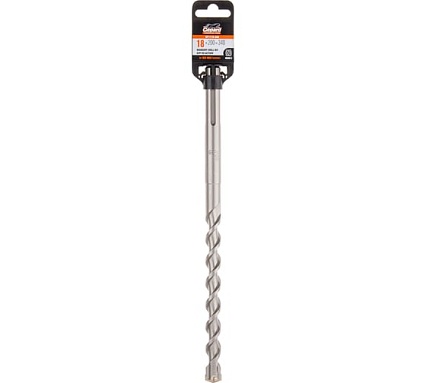 Бур сверло Quadro-x 18x200x340 мм, SDS-max Gepard GP1118-340