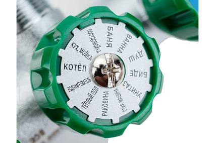 Регулируемый коллектор с 3 отверстиями FAR 3/4" М24х19 FK 3850 C34