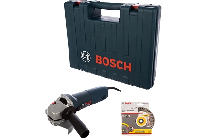 Угловая шлифмашина Bosch GWS 1400 + алмазный диск в подарок 0.601.824.900