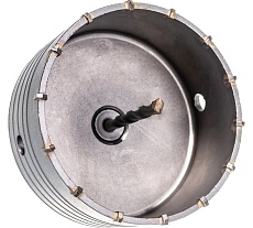 Коронка в сборе по бетону (120 мм; М22) Vertextools 222-0120