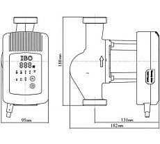 Циркуляционный насос IBO Magi H 32-120/180 2000048290133