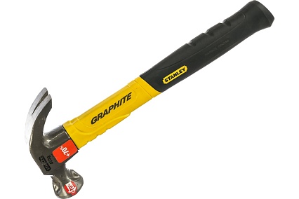Молоток с гвоздодером 450 гр Stanley GRAPHITE 1-51-505