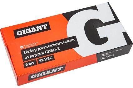 Набор диэлектрических отверток 6 шт Gigant GBSD-2