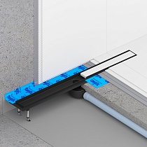 Трап для душа Timo Drain System 700 DS230207/03 70 см, вставка Plate, черный