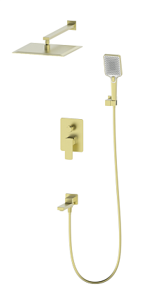 Душевой набор Oliveeka D-Line OL-939003-BG золото матовое