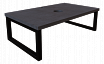 Столешница под раковину 1MarKa Grunge Loft 80 см бетон темно-серый