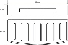 Полка Bemeta Cytro 146208036 30 см