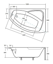 Фронтальная панель Besco Rima 130 L/R