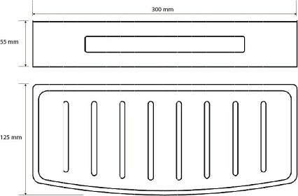 Полка Bemeta Cytro 146208036 30 см