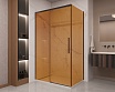 Душевой уголок Vincea Stella VSR-1ST9012GSB 120x90 черный, янтарь