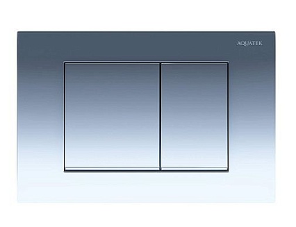 Подвесной унитаз SET Aquatek Либерти-010 4в1, кнопка хром