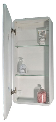 Зеркальный шкаф Континент Elliott LED 40x80 с подсветкой, левый МВК058
