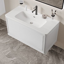 Тумба с раковиной Iddis Oxford Neo 100 см белый матовый OXN10W0i95K