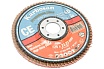 Круг лепестковый торцевой, прямой, керамика 125х22.2 мм, P-60 ABRAFORM AF-FLAP-FT-125-P60-CRM