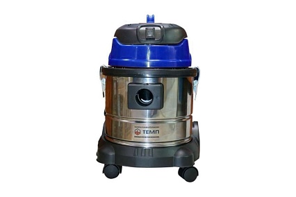 Пылеводосос Темп 15 л, нержавеющий, 220 V, 1200 W TVC15