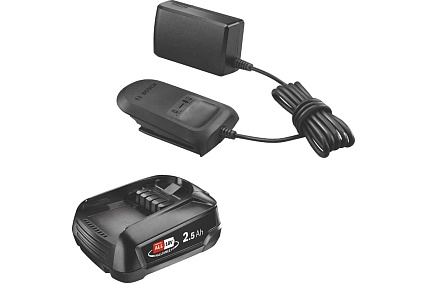Набор аккумулятор + зарядное устройство PBA 18V 2.5 Ah + Bosch 1600A02625