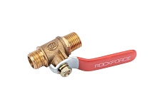 Шаровой кран воздушный Rockforce наружная резьба 1/4х1/4 RF-SP019/1/4(2032)