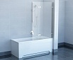 Шторка для ванны Ravak BVS2-100 хром/Transparent L/R