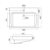 Раковина Santek Тигода 80 см