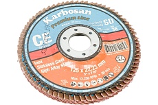 Круг лепестковый торцевой, прямой, керамика 125х22.2 мм, P-36 ABRAFORM AF-FLAP-FT-125-P36-CRM