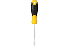 Шлицевая отвертка Deli SL5х100мм DL6351001 Cr-V, магнит, TPR+PP ручка 98349