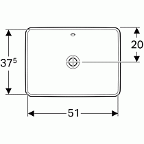 Раковина Geberit VariForm 55 см 500.736.01.2