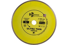 Диск алмазный отрезной Сплошной Ультратонкий Ultra Thin hot press (300х32 мм) TRIO-DIAMOND UTW508