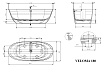 Ванна из искусственного камня Plumberia Selection Veloma 180BO 180x80 см белый матовый