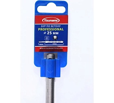 Бур по бетону SDS-plus Professional 25x600 мм Tsunami T10610200025600