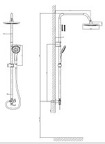 Душевая стойка Rush Bella BL4535-111