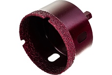 Коронка алмазная вакуумная по камню D68-10W-35L-Ш11 (68х35 мм; хвостовик HEX11 мм) Messer 06-36-068
