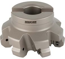 Корпус фрезы для обработки торца Standard D=100 мм, dпос=32 мм, 45°, 7 кромок Debever Machining Solutions DB-S-FP1645A32D100Z07
