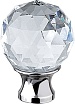 Крючок Cezares APHRODITE-DHK2-01-Sw двойной, хром, Swarovski