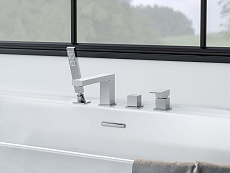 Смеситель на борт ванны Aquatek Либра AQ1648CR хром