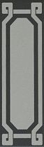 Бордюр Ceramiche Grazia Old England List Black London 6x20 см, OELDB6