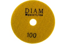 Круг алмазный гибкий шлифовальный АГШК Master Line (100х2 мм; №100; сухая) Diam 566