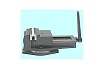 Станочные тиски CNIC Q13 QB250 250 мм, чугунные, поворотные, с открытым винтом, ход 280 мм 71406
