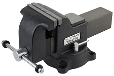 Профессиональные слесарные тиски Wiederkraft поворотные, с наковальней, 150 мм WDK-BV150